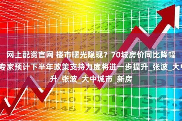 网上配资官网 楼市曙光隐现？70城房价同比降幅持续收窄，专家预计下半年政策支持力度将进一步提升_张波_大中城市_新房