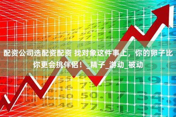配资公司选配资配资 找对象这件事上，你的卵子比你更会挑伴侣！_精子_游动_被动